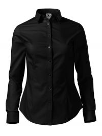 Schwarze Baumwollbluse